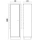 Armoire 1 porte pour ameublement d'atelier BETA 