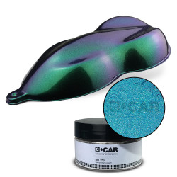 Metal Flakes Cameleon Green/Blue/Purple 5-55µ