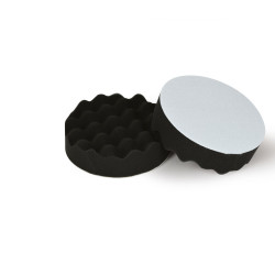 Disque de polissage ondulé 160mm x 40mm Noir Souple