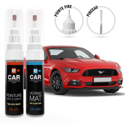 Kit stylo retouche peinture voiture + vernis mat