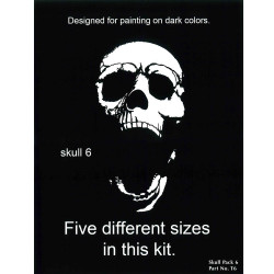 Pochoirs Pack Tête de mort 6