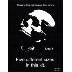 Pochoirs Pack Tête de mort 5