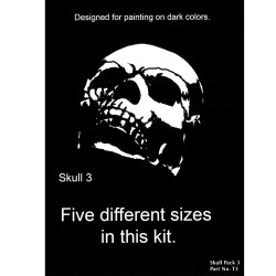 Pochoirs Pack Tête de mort 3