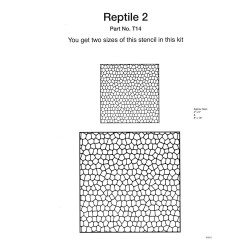 Pochoirs Texture Reptile 2