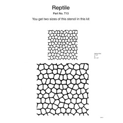 Pochoirs Texture Reptile 
