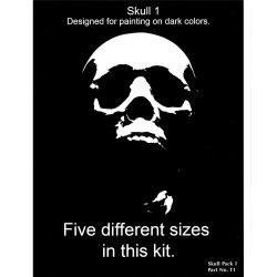 Pochoirs Pack Tête de mort 1