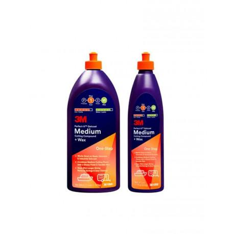 Perfect-It Gelcoat polissage moyen + cire 3M