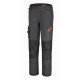 Pantalon de travail multipoches avec inserts en tissu extensible