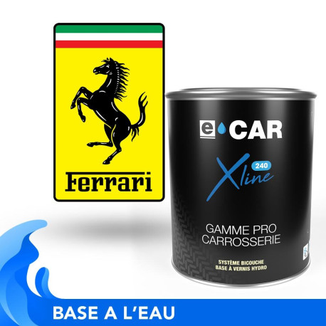 Peinture à l'eau Ferrari en pot prête à l'emploi