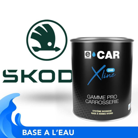 Peinture à l'eau Skoda en pot prête à l'emploi
