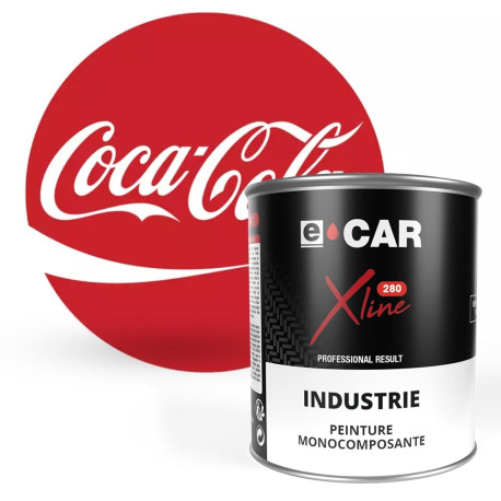 Peinture Coca Cola Solvantée à vernir en pot