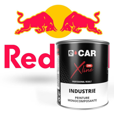 Peinture Red Bull Solvantée à vernir en pot