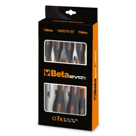 Boite de 7 tournevis Torx BETA