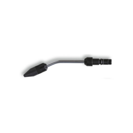 Buse en acier 100 mm avec embout de protection en caoutchouc anti-rayures