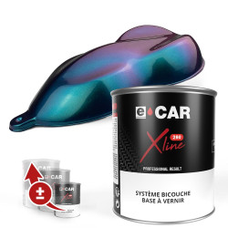 Pot de Peinture caméléon 4 couleurs bleu-vert/bleu/violet/rouge