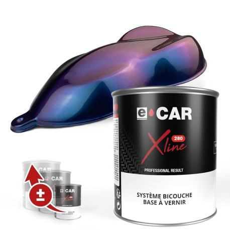 Pot de Peinture caméléon 4 couleurs bleu/violet/rouge/orange