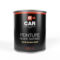 Peinture en pot couleur Noir Satin ECAR