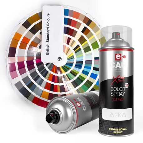 Bombe de peinture British Standard Brillant Direct 2K