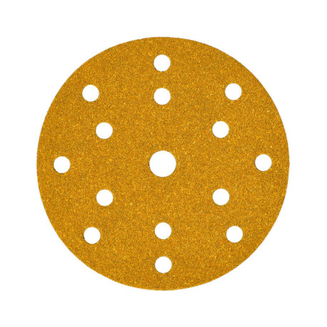 Disque abrasif auto-agrippant 15 trous Gold diamètre 150 mm