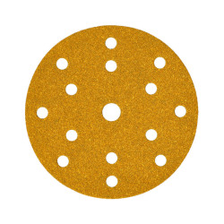 Disque abrasif auto-agrippant 15 trous Gold diamètre 150 mm