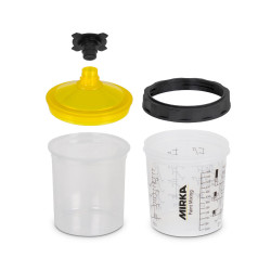 Système de godet jetable Mirka avec filtre 190 µm