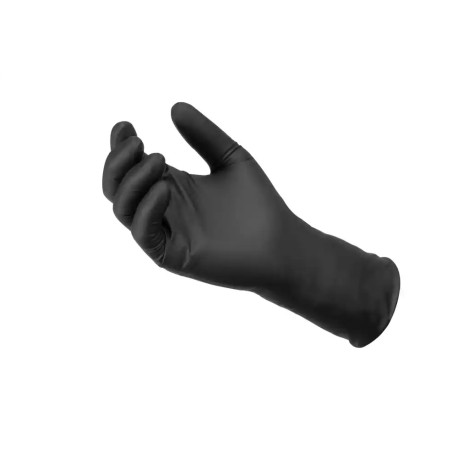 Gants noirs non poudrés en nitrile Mercator moto x50