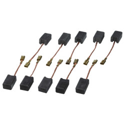 10 brosses à charbon de remplacement Rupes 47.105 pour polisseuse