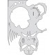 Pochoirs série complete Skull Master by Graig Fraser's