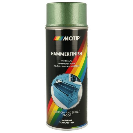 Bombe de peinture martelée Vert