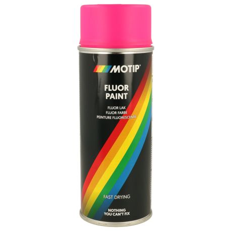 Bombe de peinture Fluo Rose 400ml