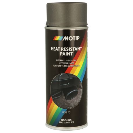 Bombe de peinture Haute Température Gris Anthracite Foncé 800°C