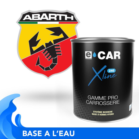 Peinture Abarth à l'eau en pot