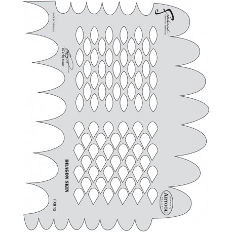 Pochoirs "Drangon Skin" de la série FX II