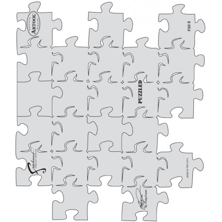 Pochoirs "Puzzled" de la série FX II