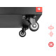 Chariot d'atelier NTools L3S à trois plateaux – Charge 100 kg