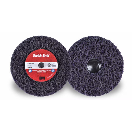 Disque de nettoyage et de décapage Scotch-Brite™ Roloc™ XT Pro XO-ZR – 100 mm très grossier