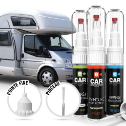 Kit Stylo Retouche Camping-car + Apprêt Antirouille + Vernis