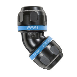 Coude égal aluminium 45° Prevost PPS1 4C