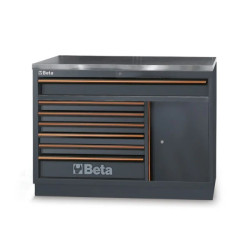 Module fixe Beta Tools C45PRO 2.0 - 7 tiroirs pour ameublement d'atelier