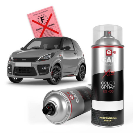 Bombe de peinture 1K Voiture Sans Permis brillant direct 400 ml