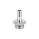 Jonction filetage cylindrique mâle avec joint PREVOST JMJ en laiton nickelé