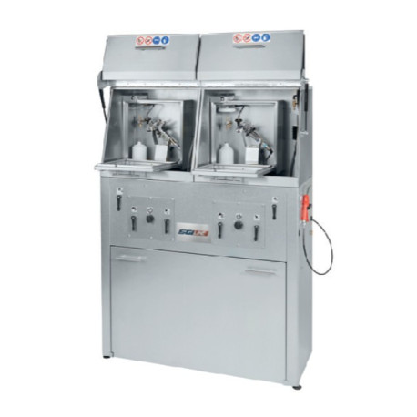 Double laveur automatique de pistolets de peinture INO2BOX