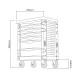 Servante à outils 7 tiroirs équipée verte JBM - 172 outils
