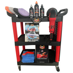 Kit carrossier de polissage complet avec servante Presta