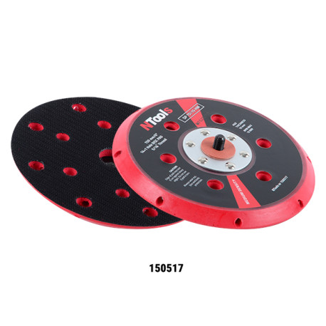 Plateau de ponçage 150 mm NTools SP 15015HM dur 15 trous velcro
