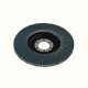 Disque abrasif à lamelles 3M 566A 115 mm P60 plat pour acier inox métal
