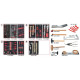  Servante d'atelier KS Tools One by One 7 tiroirs équipée de 166 outils carrosserie