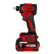 Coffret visseuse à chocs 1/2'' 18V 230 Nm KS Tools — 2 batteries 4 Ah et chargeur