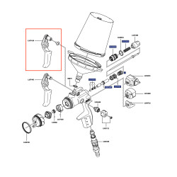 Pièces détachées pour pistolet Sata Jet X
