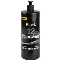 Polarshine 12 Black - Pâte de lustrage carrosserie noire Mirka